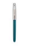 Levin Jinhao 86 Peacock Green Fountain Pen Fine Nib with Ink Converter
