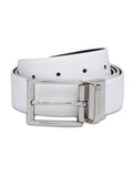 United Colors Of Benetton Garcia Men Leather Reversible Belt White+Black, S 80Cm