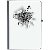 Udnag Ruled Notebook Diary Flower | Leaf And Flower, [A5 80Pages 80Gsm]
