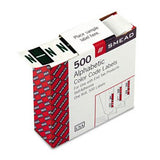 Smead AZ ColorCoded End Tab Filing Labels LABEL,FLDR,ENDTB,NDGN,5C (Pack of8)