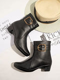 Shoetopia Women'S Flat Boots Black 6 Uk,Black,6,B0BSC3MMGN