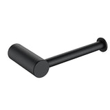 JQK Black Toilet Paper Holder, 5 Inch 304 Stainless Steel Thick 0.8mm Tissue Paper Dispenser, Matte Black Wall Mount, TPH600-PB