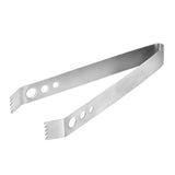 Fableart Stainless Steel Ice Tong Premium Bar Tool for Serving Ice Cubes, Fruits & More