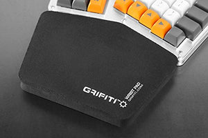 Grifiti Fat Wrist Pad Ergodox 2 Piece Set 6.5 X 4.2 X 0.75 Mirror Wrists Rests Support Accessories For Gaming Computer Key
