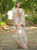 Libas Women'S Cotton Blend Kurta Set (48732_Off White Off White 2Xl