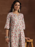 Libas Women'S Cotton Printed A-Line Kurtas (29223_Green Green 2Xl