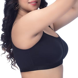Trylo Riza Front Open-Black-34-C-Cup,BLACK,34,B0CJDXCQ2V