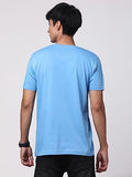 Adro Men'S Regular Fit T-Shirt (Rnr-M-Ame-Sk-L_Sky Blue_Large)