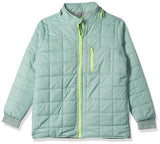 Fyltr Women'S Puffer Jacket With Detachable Hood - Full Zipper | Rib Hem & Cuff | Contrast Trims | Casual Winterwear For Women,Arctic Mint,Arctic Mint,Xl