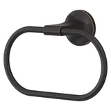 Pfister Pfirst Modern Towel Ring, Hand Towel Holder for Bathroom, Wall-Mounted, Screw-In, Tuscan Bronze Finish, BRBPFM0Y