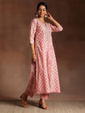 Libas Women'S Pure Cotton Kurta Set (358130R Pink S