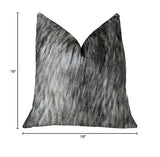 Plutus Brands Plutus Siberain Husky Handmade Throw Pillow, 16 X 16, Gray White Black