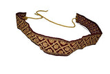 WomenS Embroidered Belt, Maroon