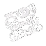 Merishopp 5Xbaby Accessories Metal Cutting Dies Stencil For Scrapbook Diy Card Making