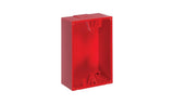 Safety Technology International Back Box,Polycarbonate,Red