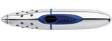 Cross Ion Gel Pen with Roots Lanyard Chrome with Blue Center