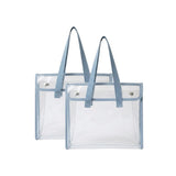 Agabani A4 Size Portable Accordion File Folder With Handle 12 Pocket Organizer Bag Waterproof Pvc Expanding Document Storage Hol