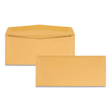 Quality Park Kraft Envelope, Contemporary, 11, Brown Kraft, 500/Box
