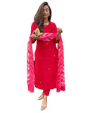 Gosriki Women'S Rayon Blend Straight Embroidered Kurta With Pant & Dupatta (Malush Pink-Gs_Xxl_Pink_Xx-Large),Pink,2,B0DGL1BYNF