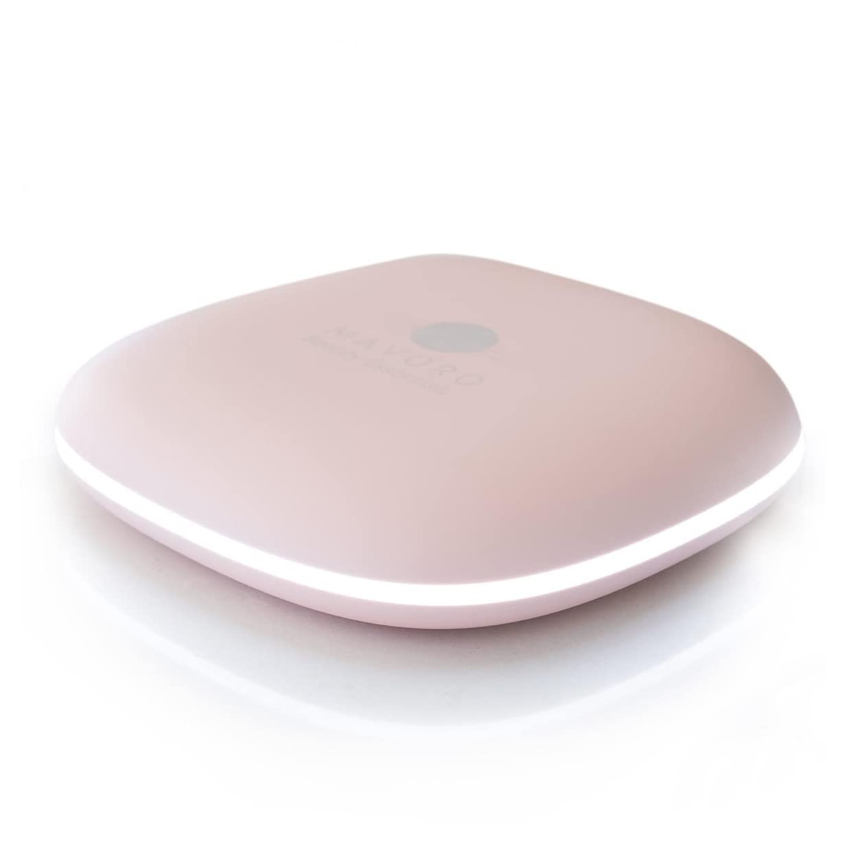 Mavoro LED Lighted Travel Makeup Mirror, Rechargeable, 1x/10x Magnification - Daylight LED, Pocket or Purse Mirror, Small Travel