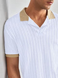 Toplot Polo T Shirt For Men || Men Casual T-Shirt || Polo For Man || Jacquard || Contrast Collar And Cuff || Value Pack (V-Jqrd-Solid-Polo-5245-Black-White-Xxl),Black-White,2,B0FD9MBZJ4