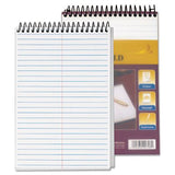 Docket Gold Spiral Steno Book, Gregg Rule, 6 x 9, White, 100 Sheets