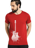 Adro Graphic Design Printed T-Shirts For Men'S (Rnr-M-Gut-Rd_Red_2Xl)