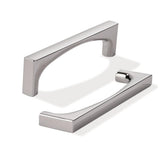 khtumeware 10 Pack Solid Handles 5-Inch(128mm) Polished Nickel Cabinet Pulls,Heavy Duty for Kitchen Cabinets, Cupboards, Drawers