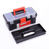 12 inch portable toolbox home hardware plastic tool box car repair box 304x137x105mm Storage Box with tray compartment