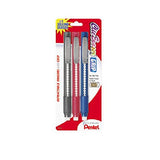 Clic Eraser PencilStyle Grip Eraser, Assorted, 3/Pack, Sold as Pack of 6