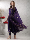 Gosriki Women'S Rayon Blend Anarkali Printed Kurta With Pant & Dupatta (Berlin Begani-Vks04-Gs_S_Begani_Small),Begani,,B0DJWD4CP8