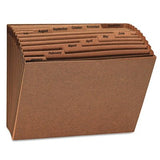 Expanding File, Open Top, 12 x 10, Jan.Dec., Letter, Redrope