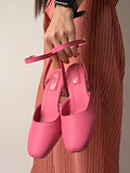 Shoetopia Women'S Block Heel Sandal,Pink,8,B0BY6VMXVX