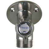 Scandvik Ceramic Angled Washdown Valve - Ss