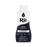 Craft County Rit Dye - 8 Oz. Liquid Fabric Dye for Clothing, D cor, and Crafts, Black (RIT-LIQ-BLK-~CC_BM629)