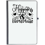 Udnag Ruled Notebook Diary Family | Happiness Is Homemade, [A5 80Pages 80Gsm]