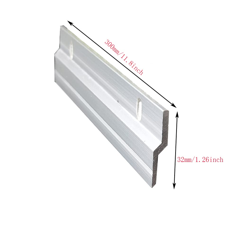 12 French Cleat Picture Hangers Hardware Kit Aluminum Z Clips Heavy Duty Picture & Mirror Hanger Z Bar Interlocking Wall Mount
