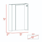 Tuhome Vatta Wall Foldable Table, Multiple Shelves, Extending Table