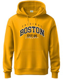 Adro Men'S Cotton Neck Hooded Sweatshirt (H24-Bost-Mu_Mustard,MustardApparel,M