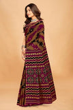 Tamaira Fashion Women'S Plain Cotton Saree (11538_Beige&Magenta
