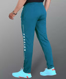 LookMark Men's Slim Fit Solid Lycra Blend Full Elastic Sport Wear Running Gym Stretchable Jogger Track Pant in Rama Color(Track 05 RAMA-L),Rama