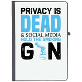 Udnag Ruled Notebook Diary Gaming | Privacy Is Dead, [A5 80Pages 80Gsm]