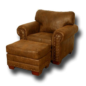 American Furniture Classics Model Buckskin 4-Piece Set Sleeper Group, Pinto Brown