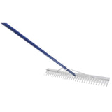 Extreme Max 3005.4095 36 CommercialGrade Screening Rake for Beach and Lawn Care with 66 Handle,Silver