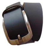 Sunshopping MenS Black Leather Belt (Aalasada) (48)