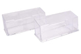 worison Transparent Visiting ,Business Desk Card And Pen Holder Display Stand 2 Pc