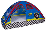 Pacific Play Tents 19711 Kids Rad Racer Bed Tent Playhouse - Full Size Mattress