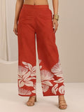 Libas Women'S Cotton Co-Ords Set (400638_Orange_M)