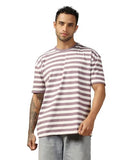Leriya Fashion Mens T-Shirt | T Shirt For Men| Oversized T Shirt For Men| Loose Fit T Shirt For Men (X-Large, Purple)