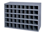 Durham 34995 Gray ColdRolled Steel 40Opening Bin, 333/4 Width x 221/4 Height x 81/2 Depth